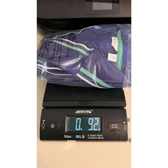 Vintage Lady Hagan Women’s M Blue Green Collared T-Shirt Mini Dress Pockets - Picture 10 of 10